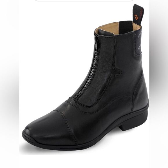 Tredstep Black Boots by Donatello Paddock 38=7.5 - Picture 1 of 8